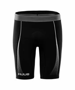 HUUB - Anemoi Men's Aero Tri Shorts - Black/White -ZONE3 shop 01 05063.1653397478