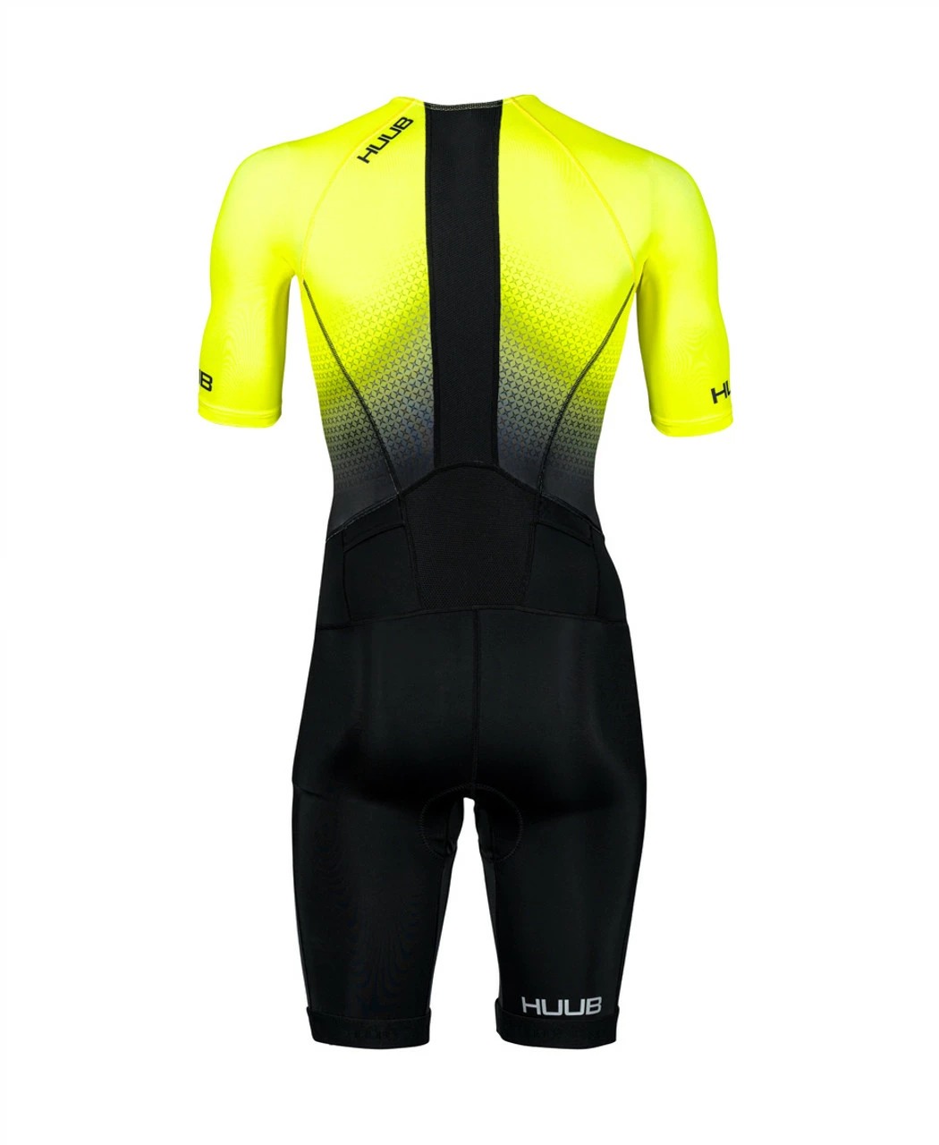 HUUB - Commit Long Course Tri Suit - Men's - Black/Fluo Yellow - 2023 2 HUUB - Commit Long Course Tri Suit - Men's - Black/Fluo Yellow - 2023 - Image 2