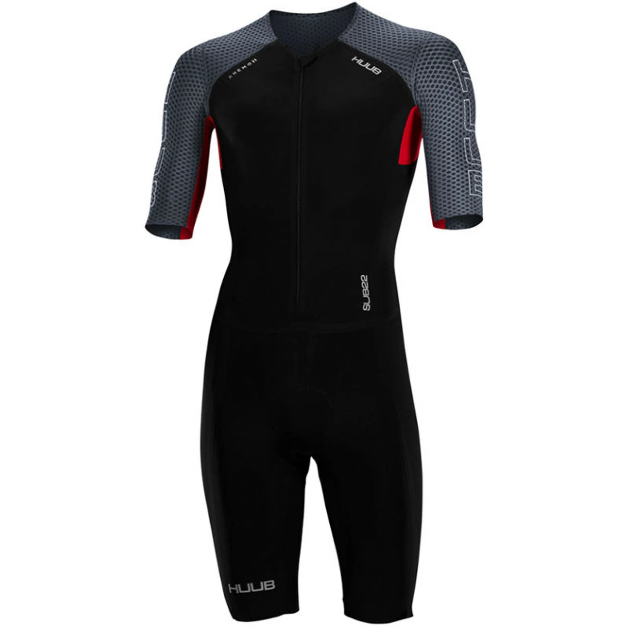HUUB - Anemoi 2 SUB22 Trisuit - Men's - Black/Graphite - 2023 3 HUUB - Anemoi 2 SUB22 Trisuit - Men's - Black/Graphite - 2023 - Image 3