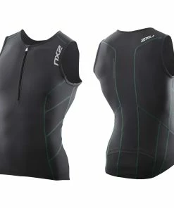 2XU - G:2 Long Distance Tri Singlet - Men's -ZONE3 shop 2XU G2 Long Distance Tri Singlet Black MintGreen MT2688a BLKMTG 90156.1658955527