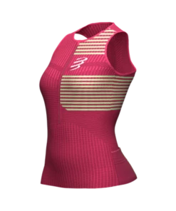 Compressport - Tri Postural Tank Top - Women's - Jazzy/Paradise Green