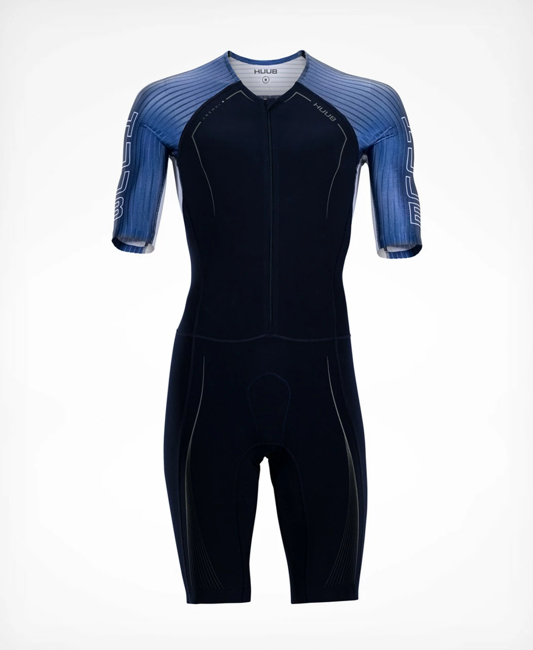 HUUB - Anemoi Aero + Flatlock Trisuit - Men's - Black/Aqua 1 HUUB - Anemoi Aero + Flatlock Trisuit - Men's - Black/Aqua