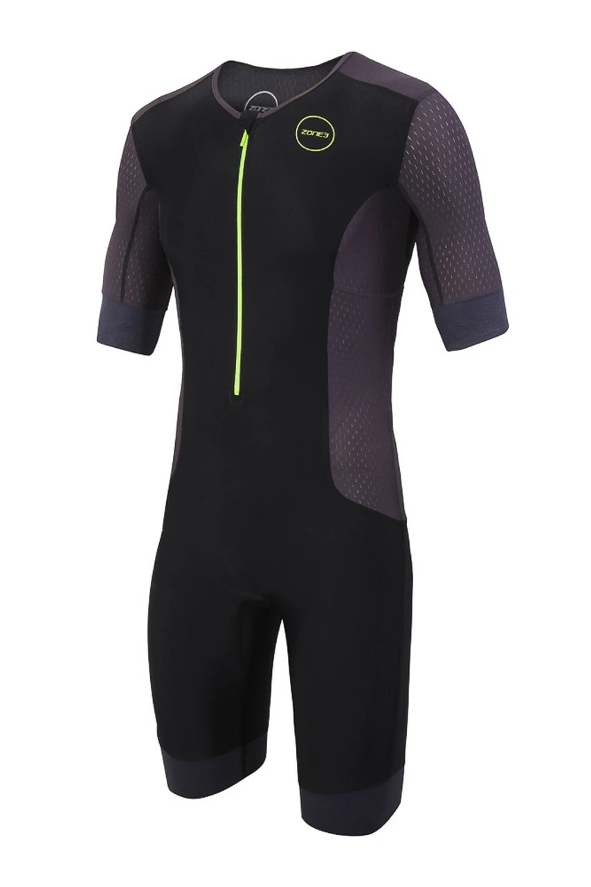 Zone 3 Zone3 - 2023 - Aquaflo Plus Short Sleeve Trisuit - Men's 1 Zone 3 Zone3 - 2023 - Aquaflo Plus Short Sleeve Trisuit - Men's