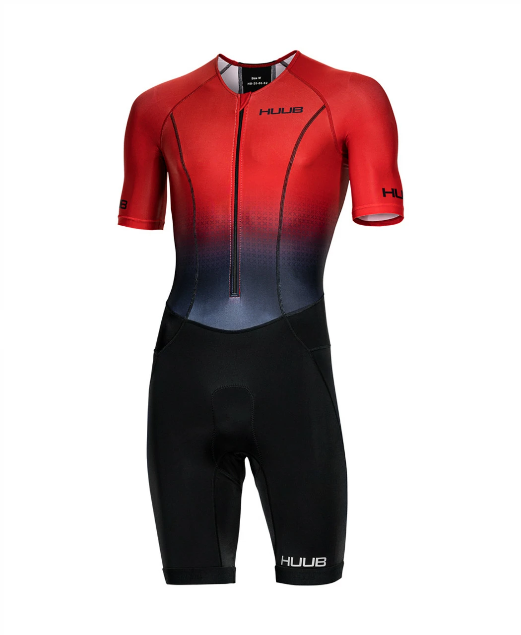 HUUB - Commit Long Course Tri Suit - Men's - Red/Black 2 HUUB - Commit Long Course Tri Suit - Men's - Red/Black - Image 2