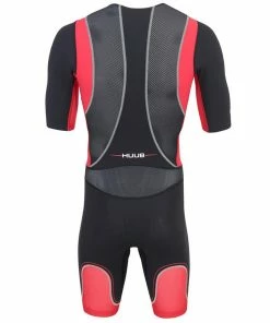 HUUB - Men's Core Sleeved Long Course Trisuit - Black/Red - * 6 HUUB - Men's Core Sleeved Long Course Trisuit - Black/Red - * -ZONE3 shop Core Sleeved Tri Suit Mens Back 55191.1621587405