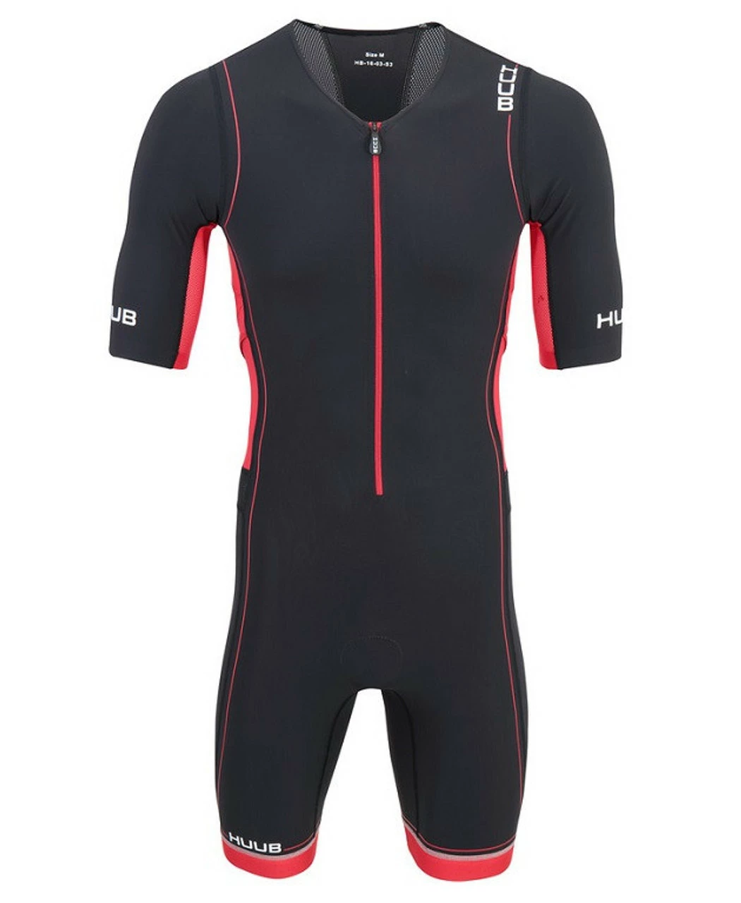 HUUB - Men's Core Sleeved Long Course Trisuit - Black/Red - * 2 HUUB - Men's Core Sleeved Long Course Trisuit - Black/Red - * - Image 2
