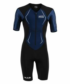 HUUB - Dave Scott Long Course Tri Suit - Men's 15 HUUB - Dave Scott Long Course Tri Suit - Men's -ZONE3 shop DS 2019 Long Course Tri Suit Blue Black Front 20886.1662388956