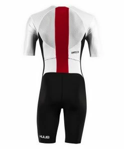 HUUB - Dave Scott Long Course Tri Suit - Men's 18 HUUB - Dave Scott Long Course Tri Suit - Men's -ZONE3 shop DS 2019 Long Course Tri Suit White Red Back 52163.1662388956