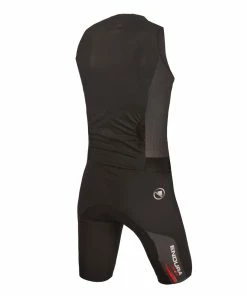 Endura - Men's QDC Drag2Zero Sleeveless Lite Tri Suit -ZONE3 shop E5032BK back lg 20116.1659711987