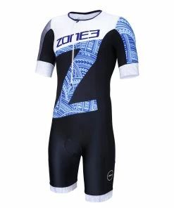 Zone 3 Zone3 - Men's Lava Long Distance Aero Short Sleeve Trisuit - Kona Edition