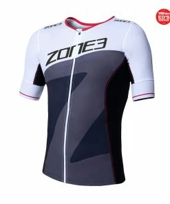 Zone 3 Zone3 - Lava Long Distance Aero Short Sleeved Tri Top - Men's