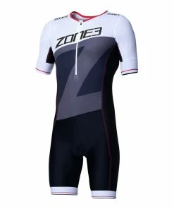 Zone 3 Zone3 - Men's Lava Long Distance Aero Short-Sleeved Trisuit -ZONE3 shop Lava SS Trisuit Mens Front Z3 WEB 57882.1620392059