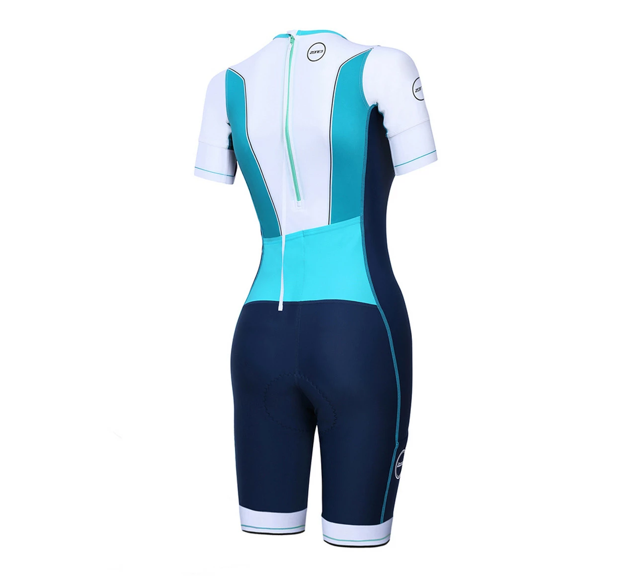 Zone 3 Zone3 - Women's Lava Long Distance Aero Short Sleeve Trisuit 2 Zone 3 Zone3 - Women's Lava Long Distance Aero Short Sleeve Trisuit - Image 2