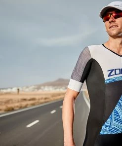 Zone 3 Zone3 - Men's Lava Long Distance Aero Short Sleeve Trisuit - Kona Edition -ZONE3 shop Lava 18 Edit 24882.1670930755