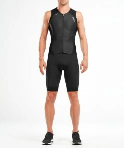 2XU - Compression Full Zip Trisuit - Men's -ZONE3 shop MT4839d BLK BLK 01 56125.1662234765