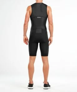 2XU - Compression Full Zip Trisuit - Men's -ZONE3 shop MT4839d BLK BLK 02 35985.1662234765