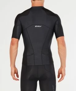 2XU - Compression Sleeved Tri Top - Men's - 24 2XU - Compression Sleeved Tri Top - Men's - -ZONE3 shop MT4840a BLK BLK 03 07582.1643986085