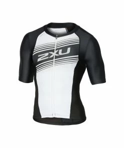 2XU - Compression Sleeved Tri Top - Men's - 25 2XU - Compression Sleeved Tri Top - Men's - -ZONE3 shop MT4840a BLK WLG 00 98053.1643986085