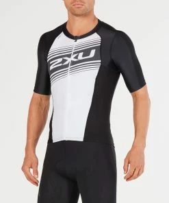 2XU - Compression Sleeved Tri Top - Men's - 28 2XU - Compression Sleeved Tri Top - Men's - -ZONE3 shop MT4840a BLK WLG 02 68874.1643986085