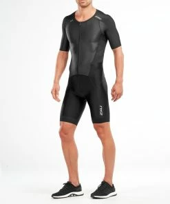 2XU - Compression Full Zip Sleeved Trisuit - Men's 20 2XU - Compression Full Zip Sleeved Trisuit - Men's -ZONE3 shop MT4847d BLK BLK 00 97778.1660312620