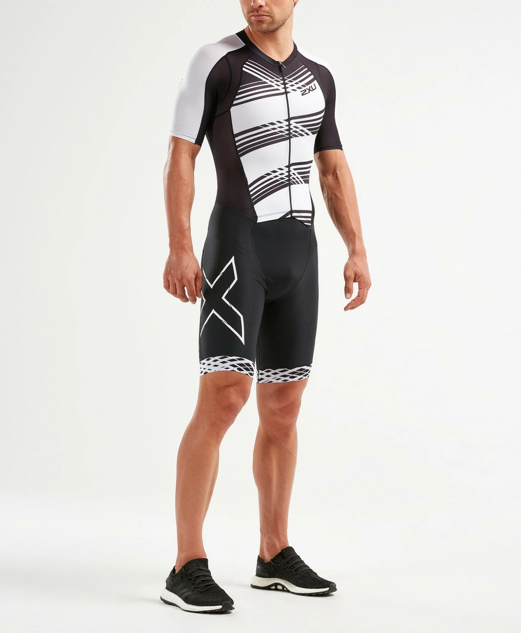 2XU - Compression Full Zip Sleeved Trisuit - Men's 1 2XU - Compression Full Zip Sleeved Trisuit - Men's