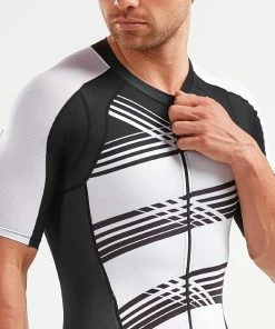 2XU - Compression Full Zip Sleeved Trisuit - Men's 22 2XU - Compression Full Zip Sleeved Trisuit - Men's -ZONE3 shop MT5516d BLK BWL 03 27951.1660312620