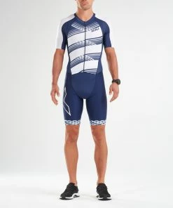 2XU - Compression Full Zip Sleeved Trisuit - Men's 19 2XU - Compression Full Zip Sleeved Trisuit - Men's -ZONE3 shop MT5516d NVY NWL 00 58242.1660312620