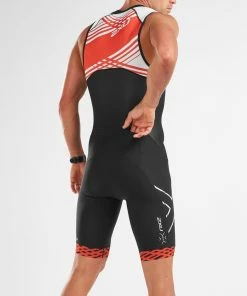 2XU - Compression Full Zip Trisuit - Men's -ZONE3 shop MT5517d BLK WFL 01 43697.1662234765