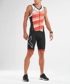 2XU - Compression Full Zip Trisuit - Men's -ZONE3 shop MT5517d BLK WFL 02 08605.1662234765