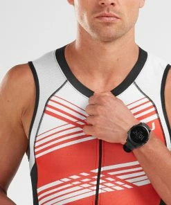 2XU - Compression Full Zip Trisuit - Men's -ZONE3 shop MT5517d BLK WFL 04 77557.1662234765