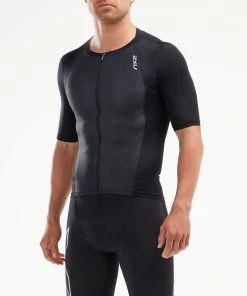 2XU - Compression Sleeved Top - Men's 24 2XU - Compression Sleeved Top - Men's -ZONE3 shop MT5518a BLK BLK 00 24371.1664195202