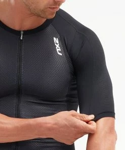 2XU - Compression Sleeved Top - Men's 38 2XU - Compression Sleeved Top - Men's -ZONE3 shop MT5518a BLK BLK 04 27354.1664195202