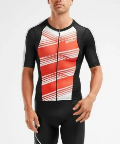 2XU - Compression Sleeved Top - Men's 28 2XU - Compression Sleeved Top - Men's -ZONE3 shop MT5518a BLK WFL 00 84105.1664195202