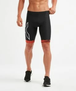 2XU - Compression Tri Short - Men's 18 2XU - Compression Tri Short - Men's -ZONE3 shop MT5520b BLK WFL 02 74250.1649947801