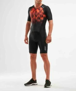 2XU - Perform Men's Full Zip Sleeved Trisuit -ZONE3 shop MT5525d BLK FOM 00 squashed 60273.1658223421