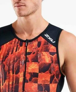 2XU - Perform Tri Singlet - Men's -ZONE3 shop MT5530a BLK FOM 03 squashed 79538.1659623990