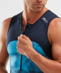 2XU - Men's Active Tri Singlet 16 2XU - Men's Active Tri Singlet -ZONE3 shop MT5540d MDN BTN 04 squashed 45271.1631788770