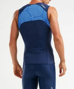2XU - Active Tri Singlet - Men's 24 2XU - Active Tri Singlet - Men's -ZONE3 shop MT5541a NVY LBP 02 76206.1643986158