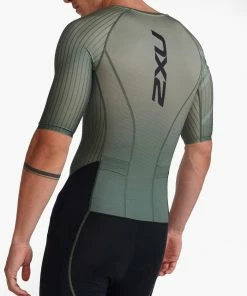 2XU - Aero Sleeved Trisuit - Men's - Alpine/Periscope -ZONE3 shop MT6426d ALP PER 24 50468.1645201933