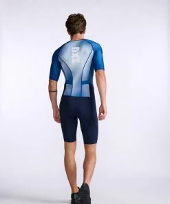 2XU - Aero Sleeved Trisuit - Men's - Midnight/White - 2023 43 2XU - Aero Sleeved Trisuit - Men's - Midnight/White - 2023 -ZONE3 shop MT6426d MDN WHT 06 59706.1666343157