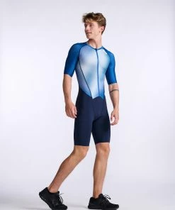 2XU - Aero Sleeved Trisuit - Men's - Midnight/White - 2023 35 2XU - Aero Sleeved Trisuit - Men's - Midnight/White - 2023 -ZONE3 shop MT6426d MDN WHT 09 42082.1666343157