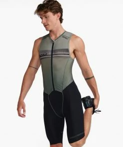 2XU - Aero Front Zip Trisuit - Men's - Alpine/Periscope - 2023 11 2XU - Aero Front Zip Trisuit - Men's - Alpine/Periscope - 2023 -ZONE3 shop MT6427d ALP PER 04 31612.1666359671