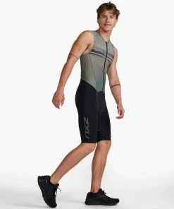 2XU - Aero Front Zip Trisuit - Men's - Alpine/Periscope - 2023 12 2XU - Aero Front Zip Trisuit - Men's - Alpine/Periscope - 2023 -ZONE3 shop MT6427d ALP PER 10 59194.1666359671
