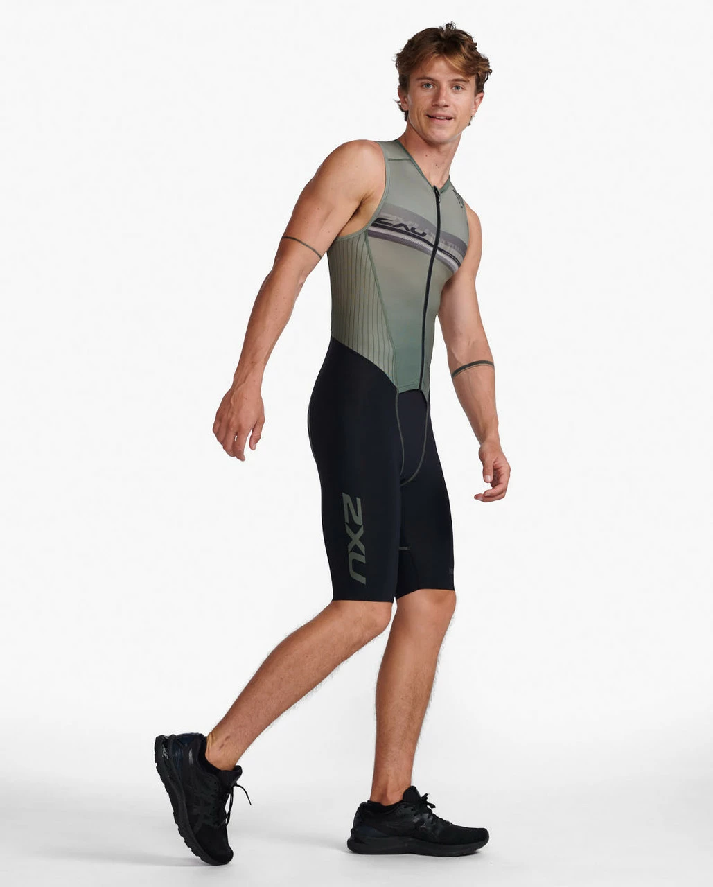 2XU - Aero Front Zip Trisuit - Men's - Alpine/Periscope - 2023 5 2XU - Aero Front Zip Trisuit - Men's - Alpine/Periscope - 2023 - Image 5
