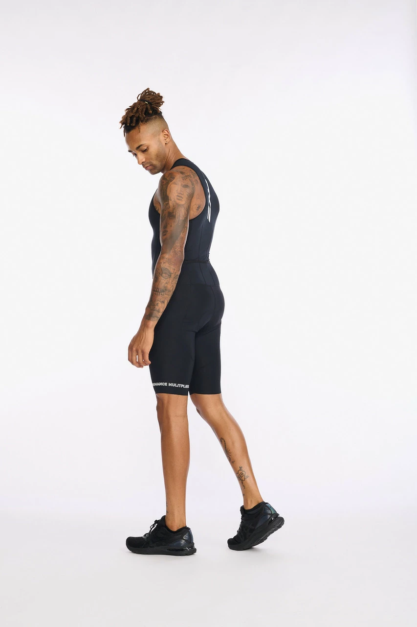 2XU - Aero Front Zip Trisuit - Men's - Black/White - 2023 14 2XU - Aero Front Zip Trisuit - Men's - Black/White - 2023 - Image 14