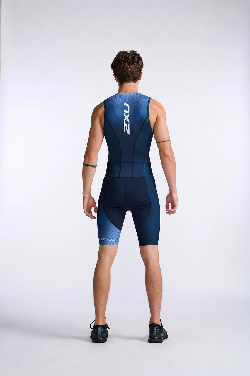 2XU - Aero Front Zip Trisuit - Men's - Midnight/Turmeric - 2023 5 2XU - Aero Front Zip Trisuit - Men's - Midnight/Turmeric - 2023 - Image 5