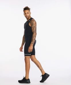 2XU - Aero Tri Singlet - Men's - Black/White - 2023 35 2XU - Aero Tri Singlet - Men's - Black/White - 2023 -ZONE3 shop MT6428a BLK WHT 17 46814.1658399022