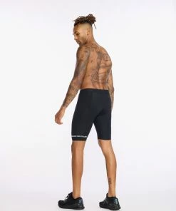 2XU - Aero 9 Inch Tri Short - Men's - Black/White - 2023 -ZONE3 shop MT6430b BLK WHT 16 50279.1652774111
