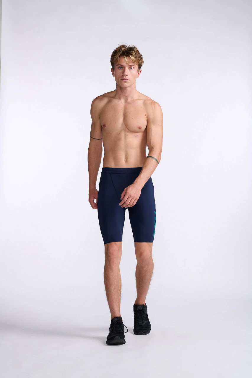 2XU - Aero Tri Short - Men's - Midnight/Jade - 2023 11 2XU - Aero Tri Short - Men's - Midnight/Jade - 2023 - Image 11