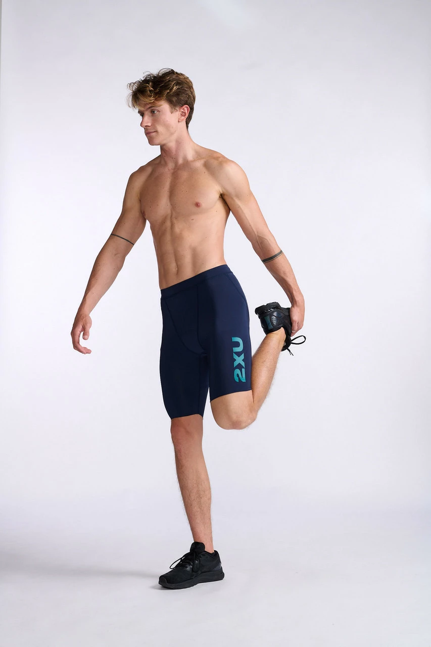 2XU - Aero Tri Short - Men's - Midnight/Jade - 2023 19 2XU - Aero Tri Short - Men's - Midnight/Jade - 2023 - Image 19